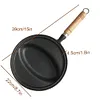 Cast Iron Frying Pan with Handle Omurice Cooking Pot Pancake Mold Skillet Pan