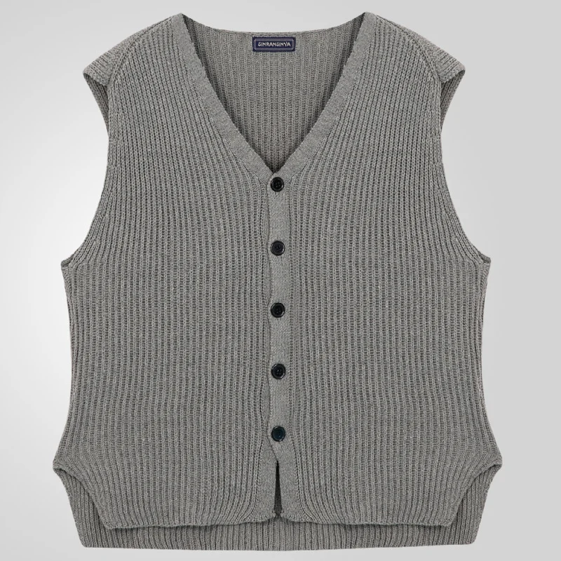 Uveng Uveng Men's Autumn And Winter New Knitted Shirt Repair Vest SY0163