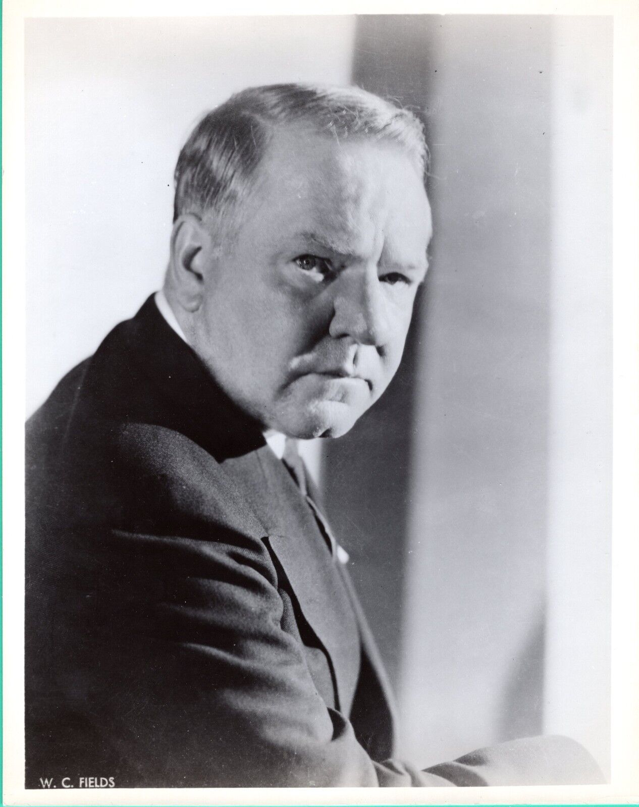 W. C. FIELDS Actor Comedian Movie Star Promo 1930's Vintage Photo Poster painting 8x10