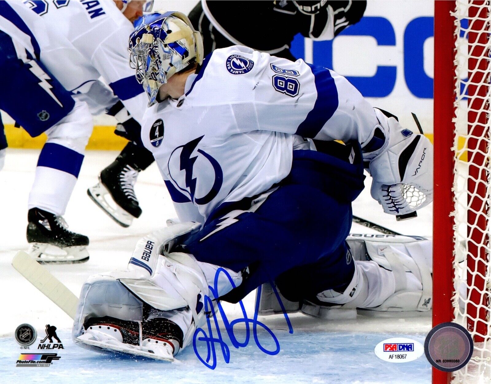 Andrei Vasilevskiy autographed signed 8x10 Photo Poster painting NHL Tampa Bay Lightning PSA COA