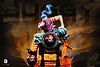 Sitting Seven Warlords of the Sea Series 003 Buggy the Star Clown with LED  - ONE PIECE Resin Statue - BT Studios [In Stock]