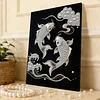 Peinture DIY en perles koi pour d&eacute;coration int&eacute;rieure peinture d&rsquo;art perl&eacute; 30x40cm avec cadre