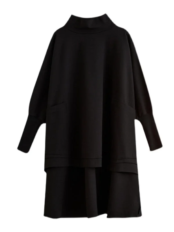 look the other way hi-low sweater | black main image 0