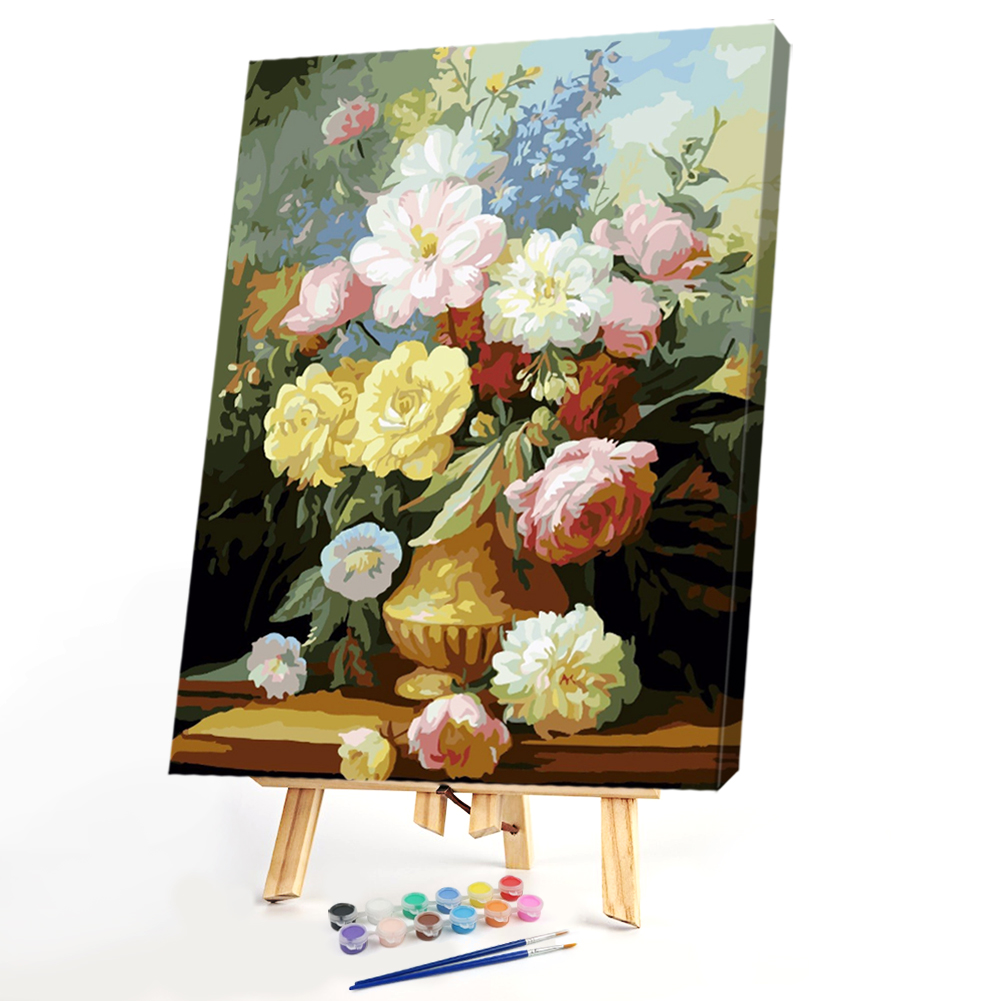 

40*50CM Paint By Numbers-Pot Flower, 501 Original