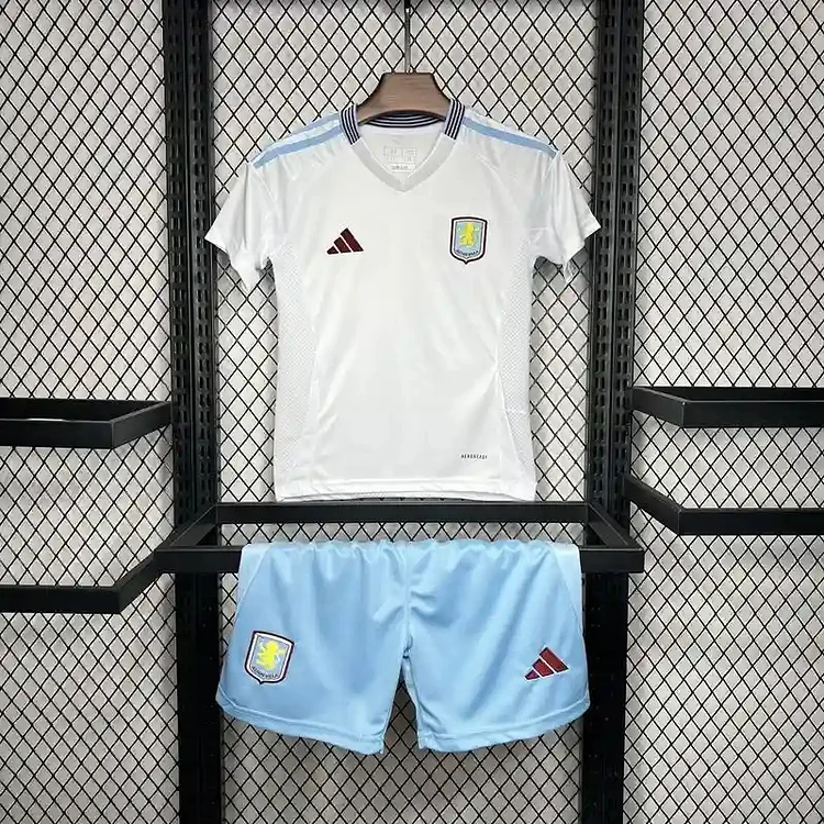 24-25 Kids Aston Villa Away Football Shirt