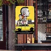 Chauffeur de taxi - Panneaux en &eacute;tain m&eacute;tallique(20*30cm/30*40cm)