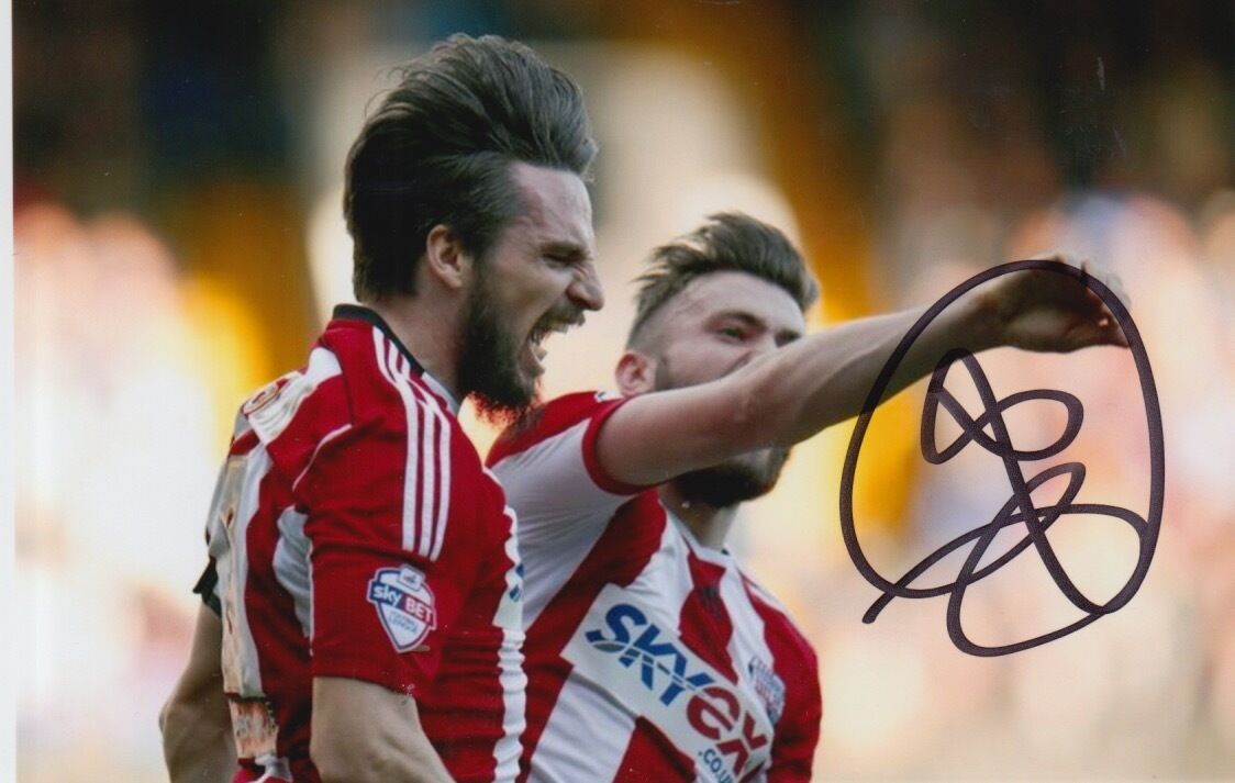 BRENTFORD HAND SIGNED JONATHAN DOUGLAS 6X4 Photo Poster painting.