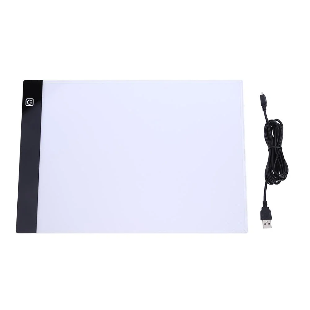 A4 K2 LED Artist Thin Type Stencil Drawing Board Light Tracing Table Pad