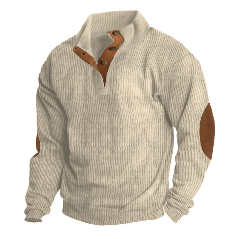Christmas Sale🔥🔥🔥Men's Outdoor Casual Stand Collar Long Sleeva Sweatshirt