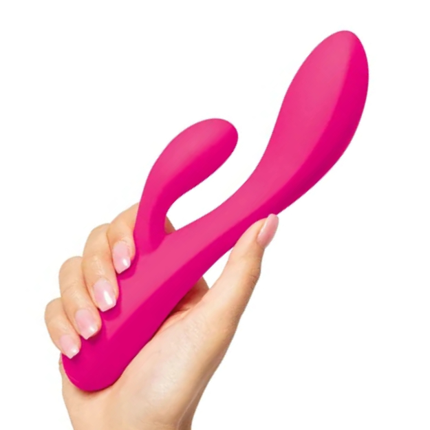 Dual-motor Rabbit Vibrator Sex Toys For Women - Rose Toy