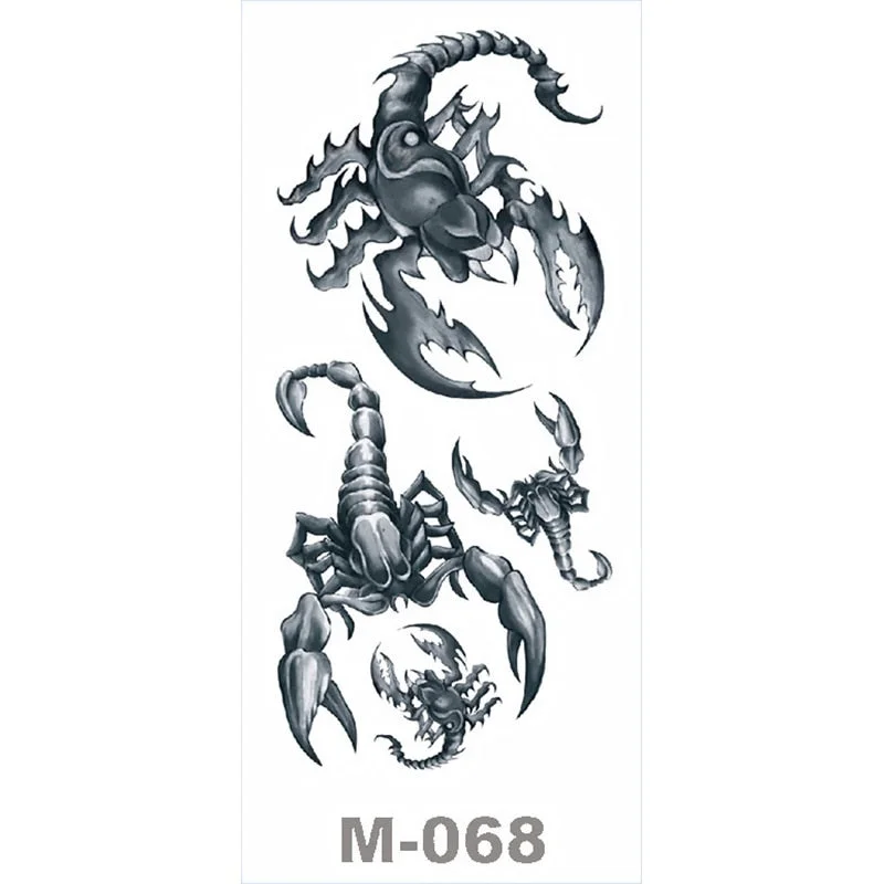 SDRAWING Temporary Tattoo Stickers Butterfly Flower Eagle Scorpion Men And Women Small Size Art Tattoo Neck Hip Arm Chest