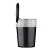 Car Ashtray with Lid Auto Ashtray Double Hole Flip Ashtray for Car Travel Agency