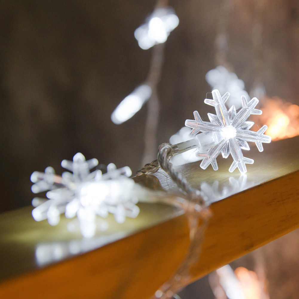 

Outdoor 40 LED Snowflake String Light, 2m-10led, 501 Original