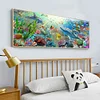 Diamond Painting-DIY Full Round Drill Ocean Dolphin (90X30cm)