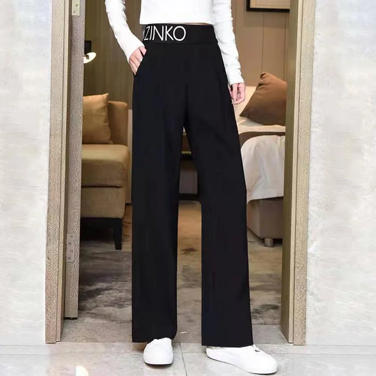 Women Ice Silk Casual Pants