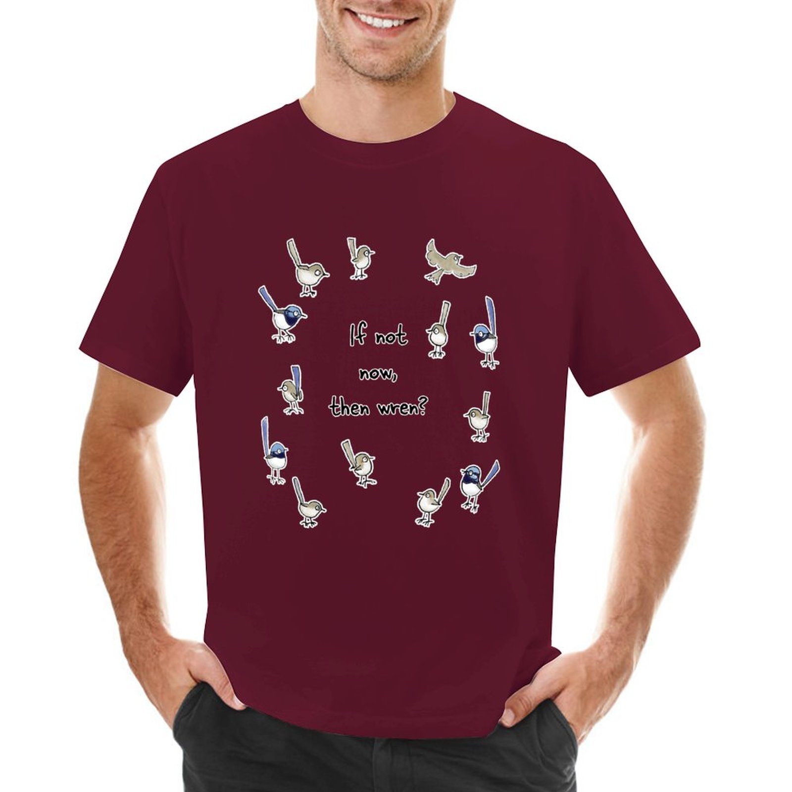Drawato If not now, then wren? - Raising funds for the Environmental Defenders Office of Australia T-Shirt summer tops T-shirt men