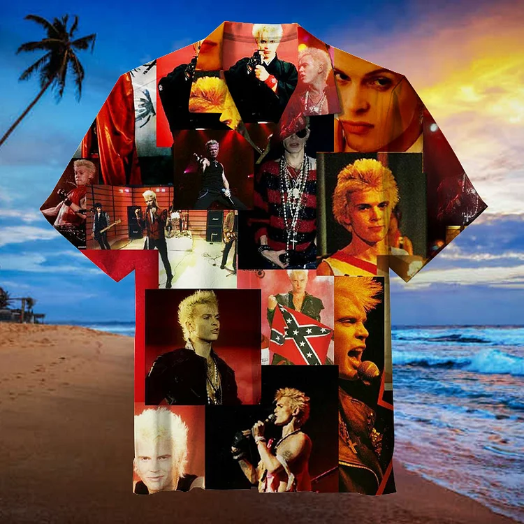 Billy Idol | Unisex Hawaiian Shirt