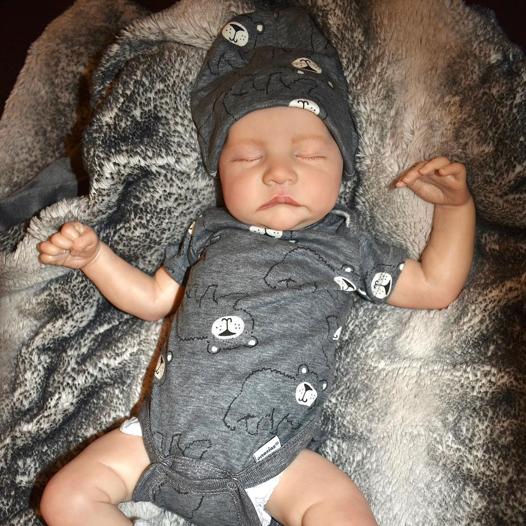 20'' Real Lifelike Reborn Boy Doll Nicholas,  Realistic Soft Newborn Silicone Dolls 2023 -Creativegiftss® - [product_tag] RSAJ-Creativegiftss®