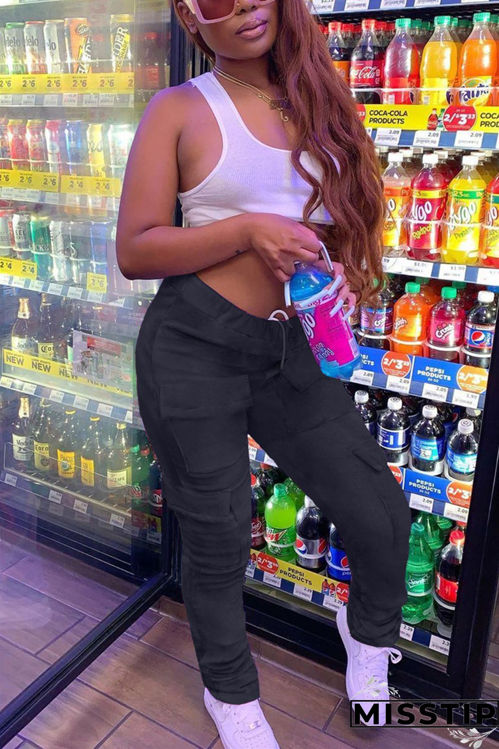 Red Street Solid Bottoms