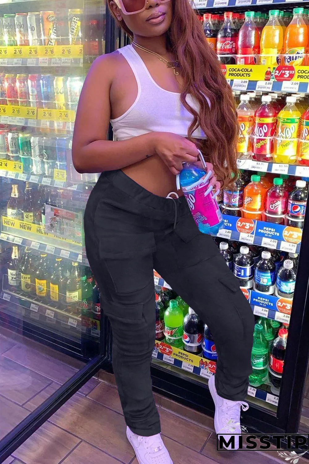 Red Street Solid Bottoms