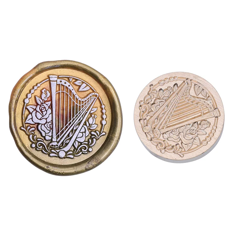 Diy Fire Lacquer Round Sealing Wax Stamp Head 25Mm gbfke