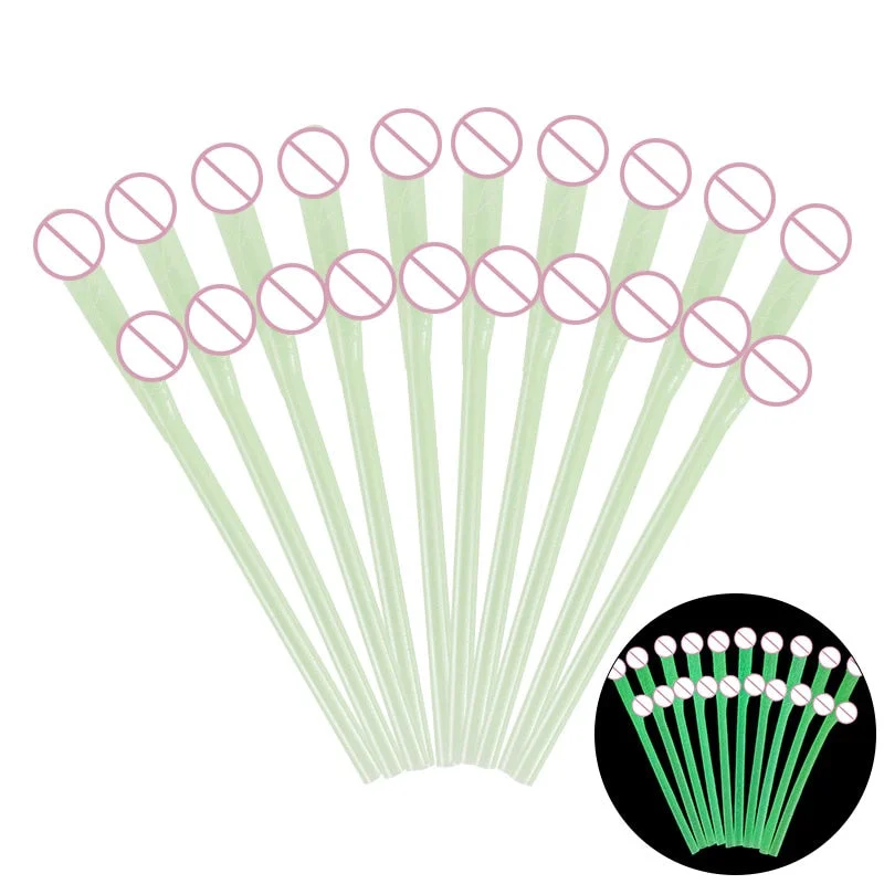 10pcs Drinking Penis Straws Bridal Shower Sexy Hen Night Bachelorette Party Decoration Nude Penis Straw Toy Bar Wedding Supplies