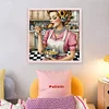 Kitchen Housewife - 11CT Stamped Cross Stitch - 50*50cm