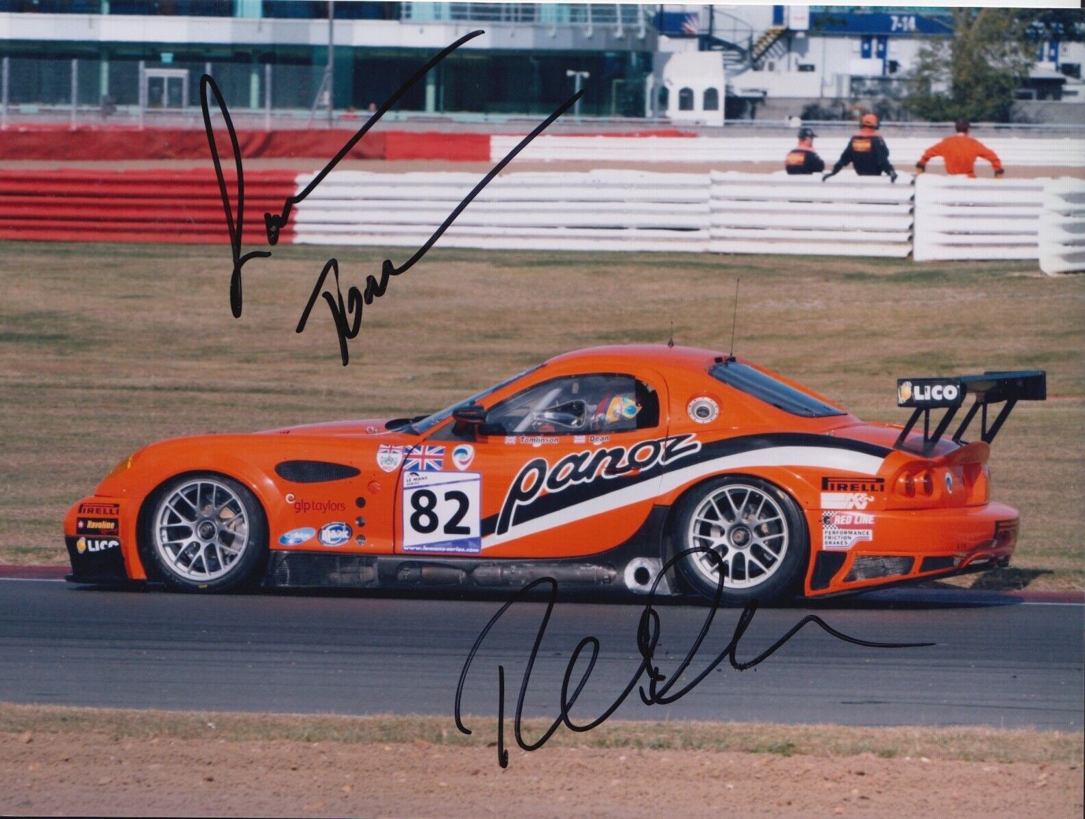 Lawrence Tomlinson and Richard Dean Hand Signed 8x6 Photo Poster painting - Le Mans Autograph 3.