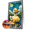 Yellow Duck-Full Round Diamond Painting(40x70cm)