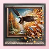 Eagle Out Of Frame - 14CT Stamped Cross Stitch - 40*40cm - Animal