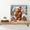 Diamond Painting-DIY Full Round Drill Christmas Bear