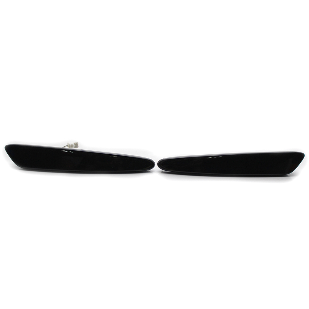 

Flowing LED Front Side Marker Lights Smoke Lens for Chevy Corvette C6 05-13, 501 Original