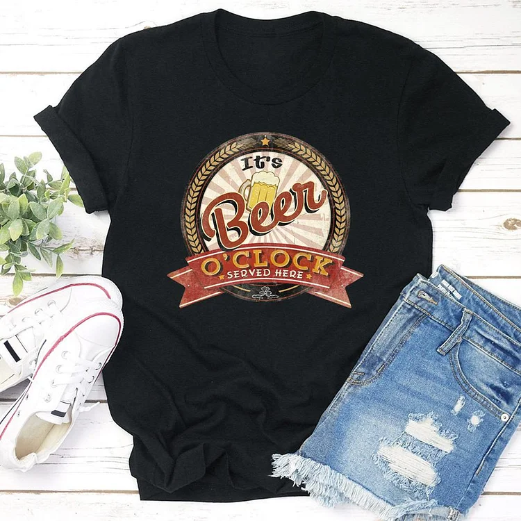 IT'S BEER O'CLOCK T-shirt Tee-05564