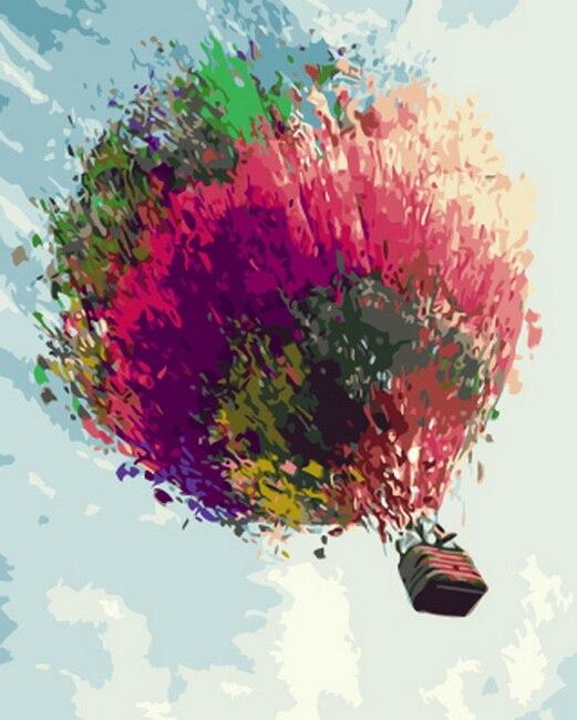 

Color Hot – air Balloon – Paint By Numbers - 40*50CM, 501 Original