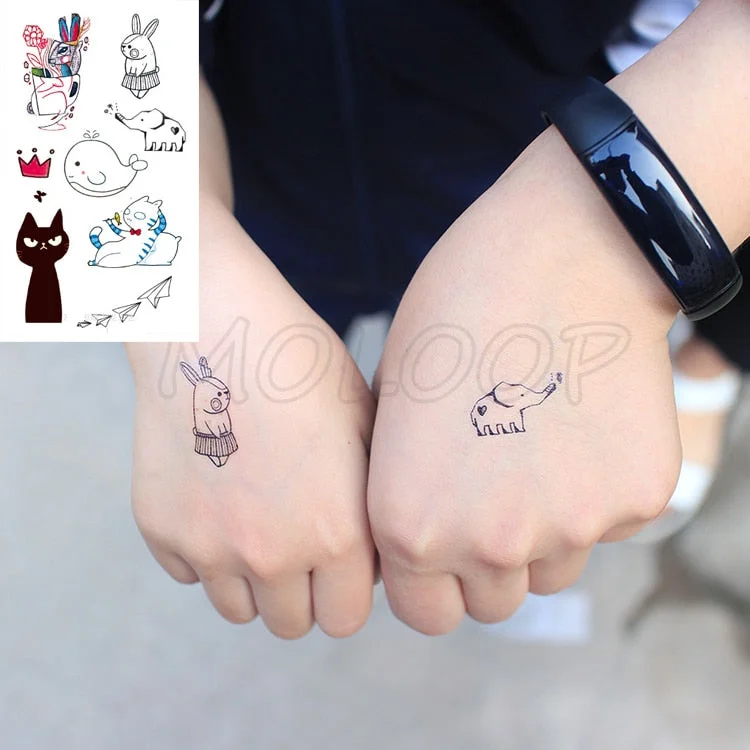Water Transfer Tattoo Sexy Running Horse Anime Tattoo Body Art Waterproof Temporary Fake Flash Tattoo for Man Woman 10.5*6cm