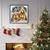 (50*50cm)Christmas House - Full Round Drill Diamond Painting