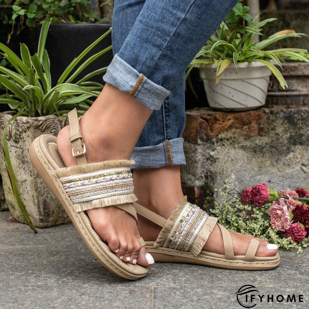 Women Spring Band Artificial Fashion Daily Sandals | IFYHOME