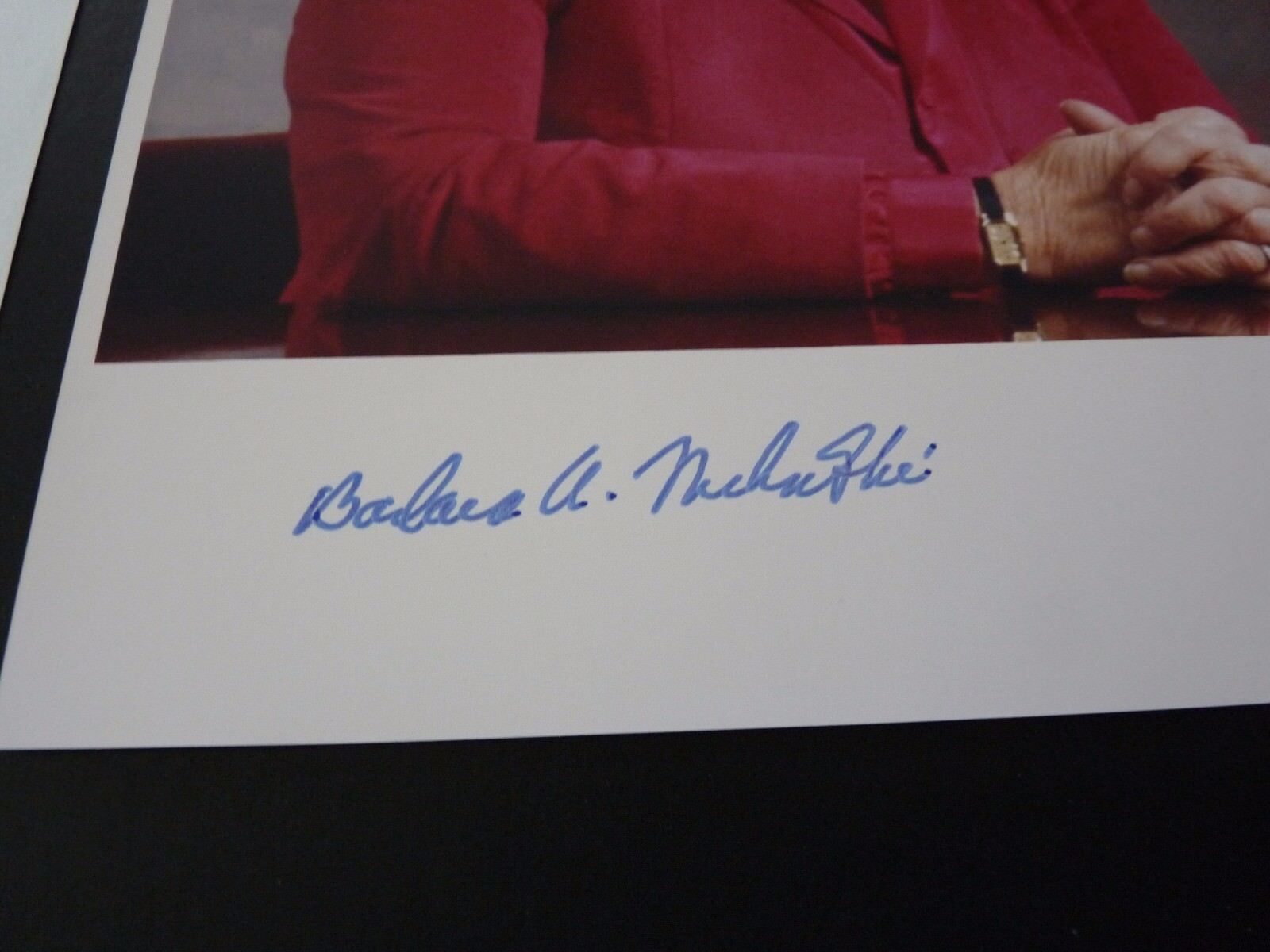 Congressman Barbara Mikulski Autographed Signed 8x10 Photo Poster painting PLEASE READ