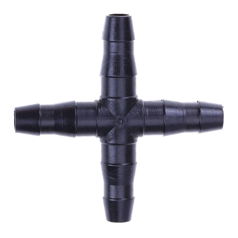 

20pcs 4-Way Irrigation Connector Water Pipe Diverter Straight Cross, 501 Original