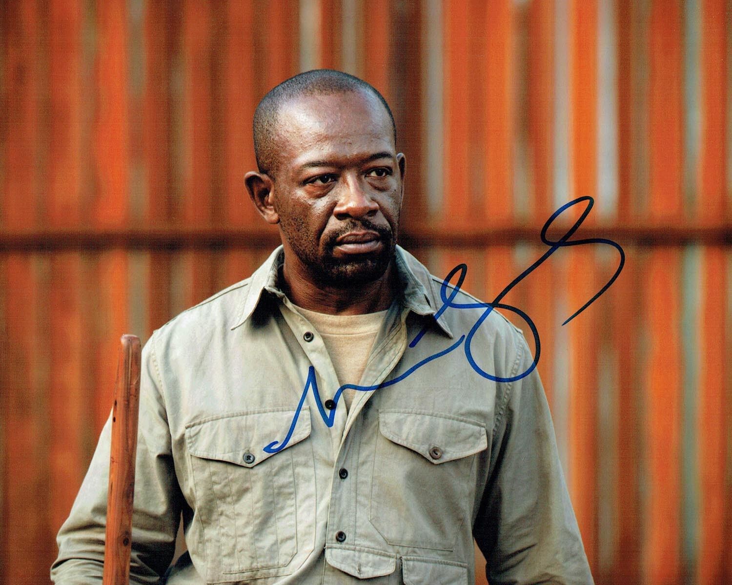 Lennie JAMES SIGNED Autograph Photo Poster painting 3 AFTAL COA MORGAN JONES The Walking Dead