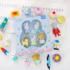 8 BOXES Cute Cartoon Bunny Superman Erasers Set for Kids Student Office Exam Stationery Gift