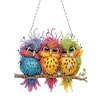 Diamond Painting Acrylic Birds Diamond Painting Art Pendants for Adults