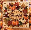 DIY Special Shape Diamond Painting Pearl Art With Inner Frame Kit 30x30cm(Pumpkin)