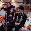4PCS DIY Diamond Painting Halloween Glasses for Kids and Adults, Funny Crystal Rhinestone Art Eyewear Decoration for Halloween Party Favors, Photo Booth Props, No Lenses