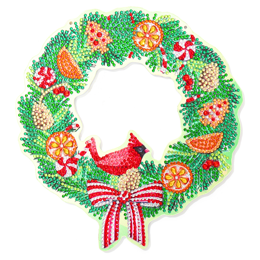

Bird Wreath - 5D DIY Craft Pendant - 23*23CM, 501 Original
