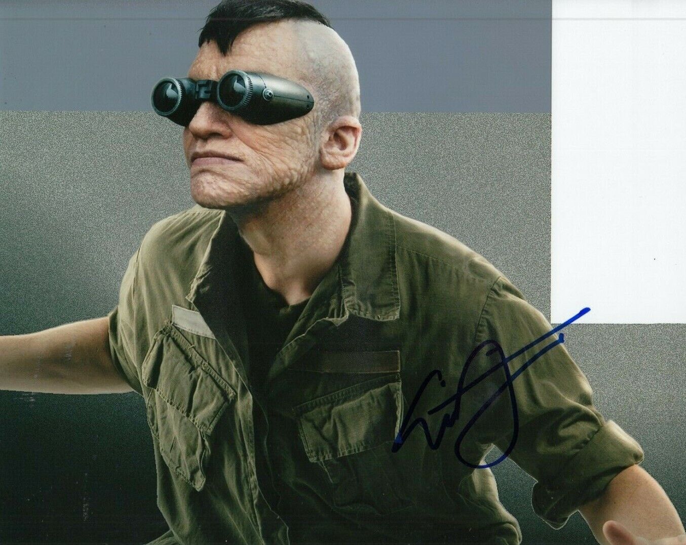 EVAN JONIGKEIT signed (X-MEN DAYS OF FUTURE PAST) 8X10 Photo Poster painting *Toad* W/COA #2