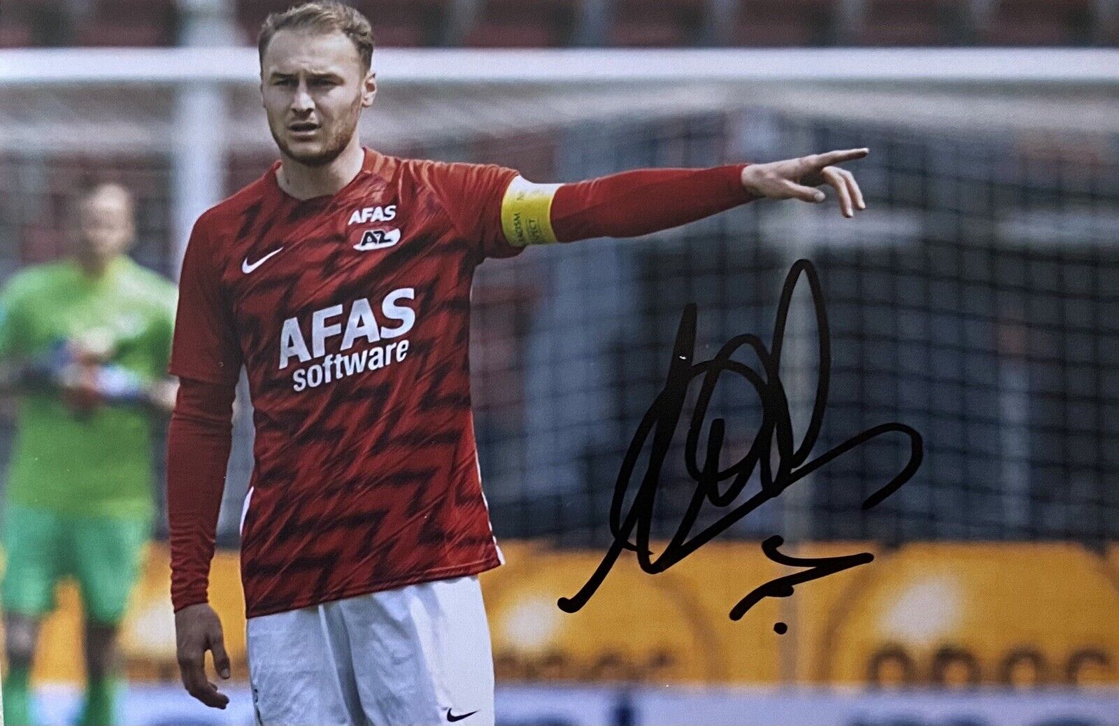 Teun Koopmeiners Hand Signed AZ Alkmaar 6X4 Photo Poster painting