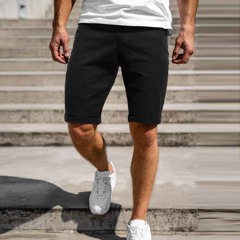 Summer Men's Casual Loose Straight Carg Shorts-VESSFUL