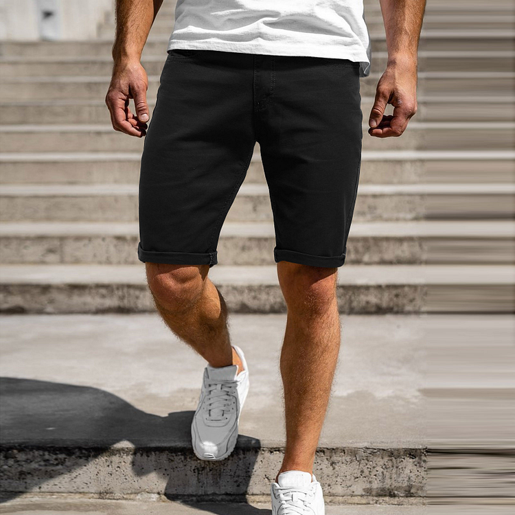 Summer Men's Casual Loose Straight Carg Shorts