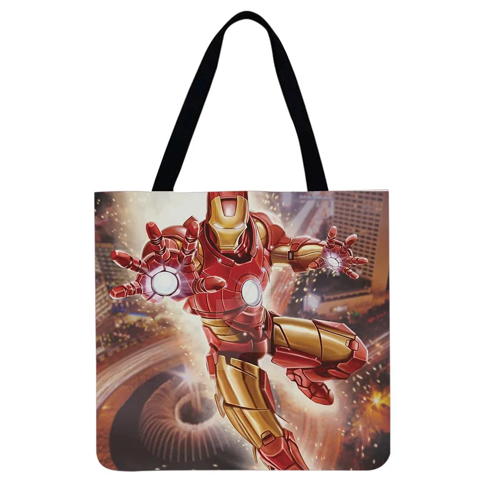 Linen Tote Bag -  Marvel